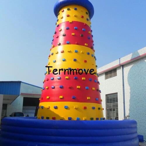 Pvc inflatable climbing wall / inflatable rock climbing wall sport jumping inflatable Trampoline