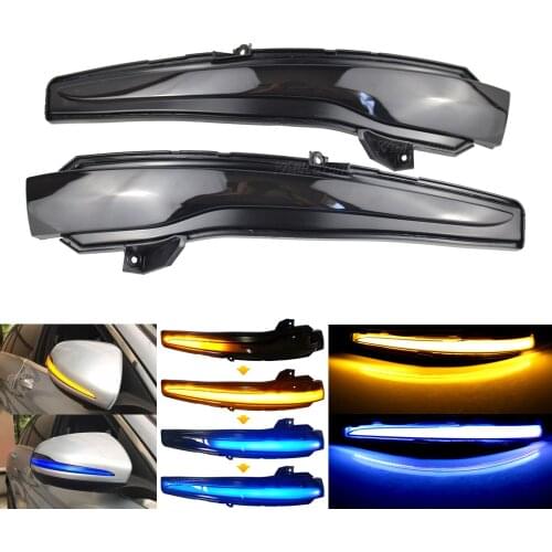 2Pieces For Mercedes Benz C Class W205 E W213 S W222 W217 Dynamic Turn Signal Blinker Sequential Side Mirror Indicator Light