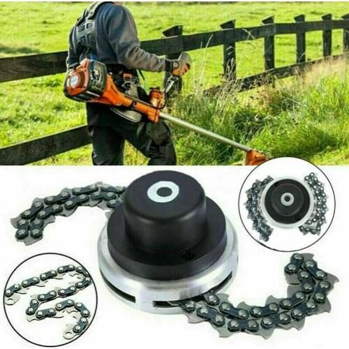 Universal 65mn Lawn Mower Chain Grass Trimmer Head Chain Brushcutter For Garden Trimmer Grass Cutter Spare Parts Replacement