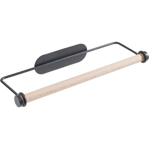 Paper Towel Towel Rack Wrought Iron Hanger Oil-Absorbing Paper Cling Film Rack Free From Hitting Bathroom Kitchen