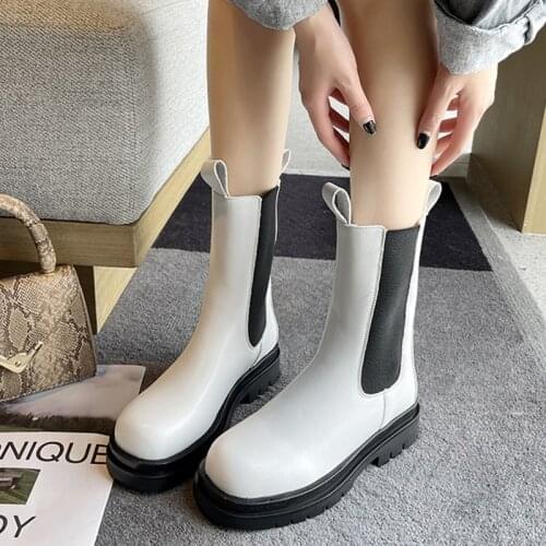 Women Ankle Short Boots Fashion 2021 Round Toe Flats With Shoes Female Spring Autumn Korean Style Shoes Ladies Martin Boots