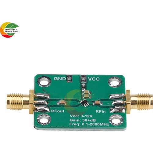9-12V Radio Frequency Wideband Amplifier Low Noise Amplifier LNA (0.1-2000MHz Gain 32dB)