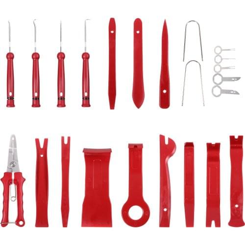 1 Set/23pcs Vehicle Audio Trim Removal Tools Auto Sound Door Plate Remover
