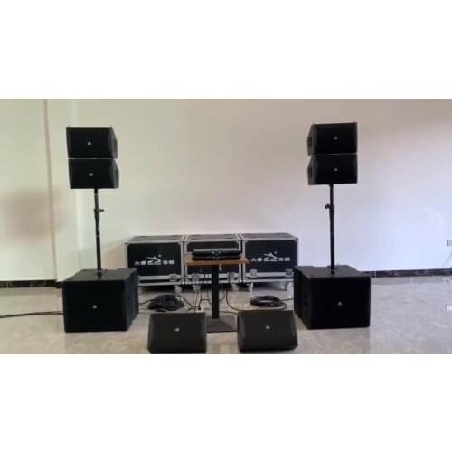 10 inch Top line array Passive Speaker System Suited to 500-1500 People Church Live Show PA system