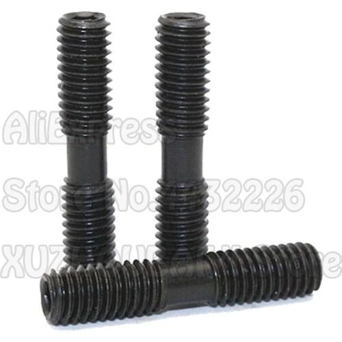10pcs Double head screw M5x18 M5x20 M6x20 M6x25 M6x30 M8x20 M8x1x30 M8x30 M10x30 turning tools cutter lathe Torx Screw