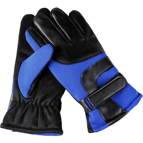 2Pcs/Lot Plus Cotton Winter Warm Gloves Waterproof & Windproof Outdoor Sport Gloves Men