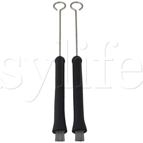 2 x Wire Retractable Loop End Jazz Drum Brushes Sticks