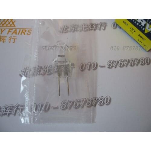 NARVA 55917 HLL 12V 20W G4 chemistry bulb,Beckman AU400 AU640 AU680 analyzer,12V20W UV 340nm-700nm halogen lamp,use in PG55135