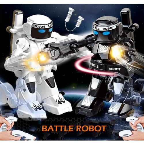 RC Battle Robot 777-615 Remote Control RC Fighting Robot Boxing Robot Toy For Children RC Intelligent 2.4g Parent-Child Fighting