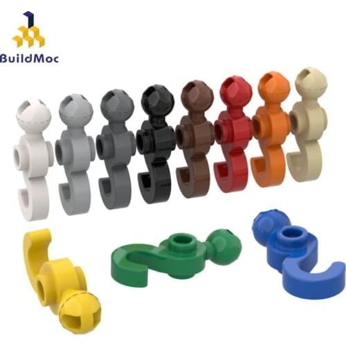 BuildMOC Compatible Assembles Particles 30395 with small ball hook Building Blocks Parts DIY Educational gift Toys