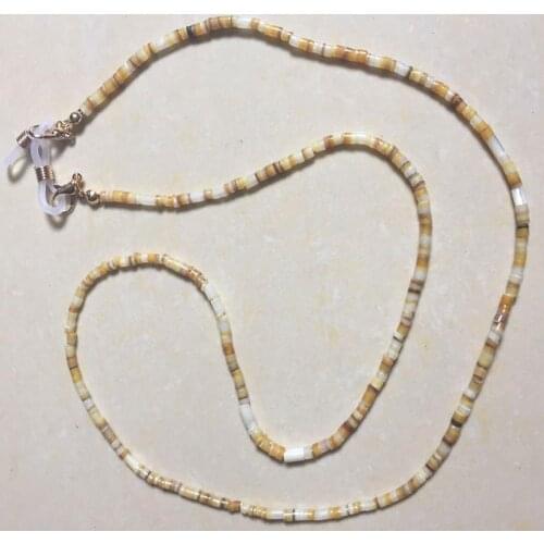 Natural Shell Chain Sunglasses Chains Necklace Reading Glasses Cord Holder Neck Strap Rope Eyewear Lanyard