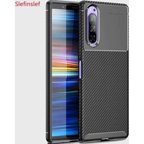 For Sony Xperia 5 Case Silicone Rugged Armor Soft Back Cover Case For Sony Xperia 5 Phone Fundas Cases Bumper for Xperia5 bags