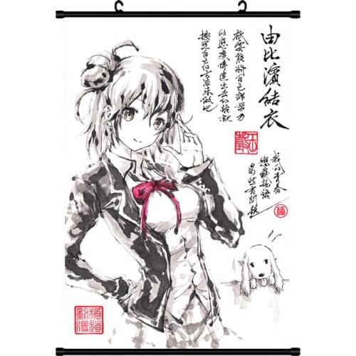 Coscase Anime My Youth Romantic Comedy Is Wrong, As I Expected Yukino Yukinoshita Home Decor Wall Scroll Poster Pictures