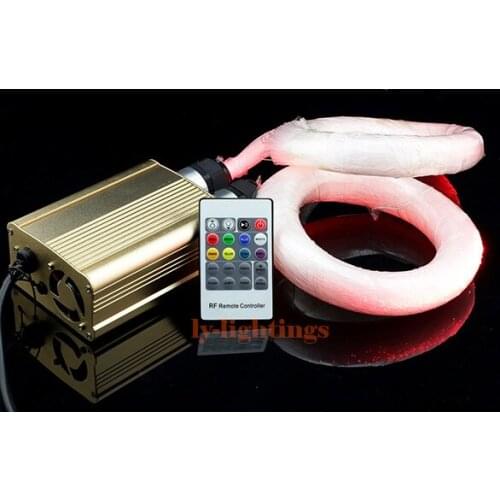 DIY optic fiber light kit led light lancher+optical fibre wireless remote night star sky ceiling light 35w led dual output