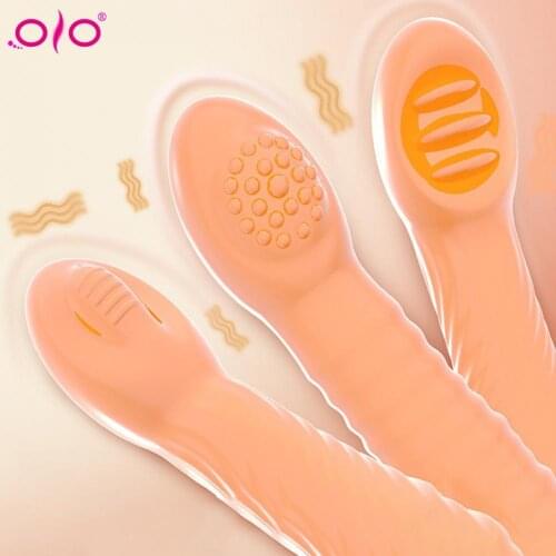 OLO Mini Finger Vibrator Clitoral Sex Toys Pussy G-spot Stimulator Vibrator Massager Waterproof Finger Clit Sex Toy Lesbian