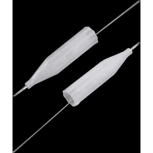 Tattoo Tips and Needles Kit 5RL 50Pcs Sterilized Permanent Makeup Eyebrow Lip Eyeliner Microblading for Power Supply Machine Pen