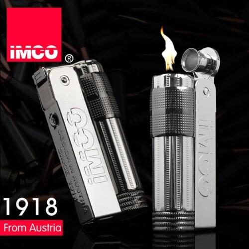 Genuine IMCO 6700 oil lighter,Stainless steel black logo,Gasoline kerosene petrol lighters,Cigarette lighters
