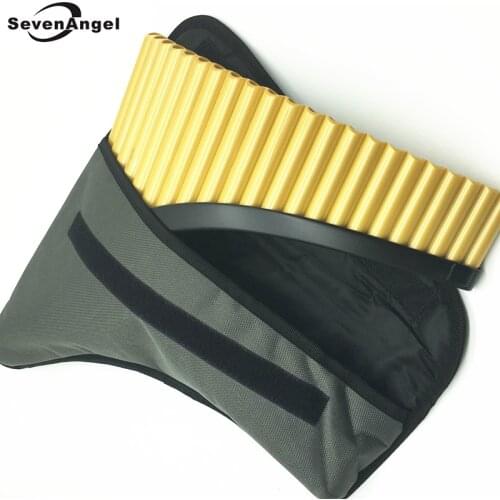 Panflute 22 Pipes ABS plastic or Bamboo Material Flute Romania G Key Panpipes Musical Instruments 100% New Pan flute with bag