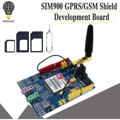 WAVGAT SIM900 850/900/1800/1900 MHz GPRS/GSM Development Board Module Kit For Arduino