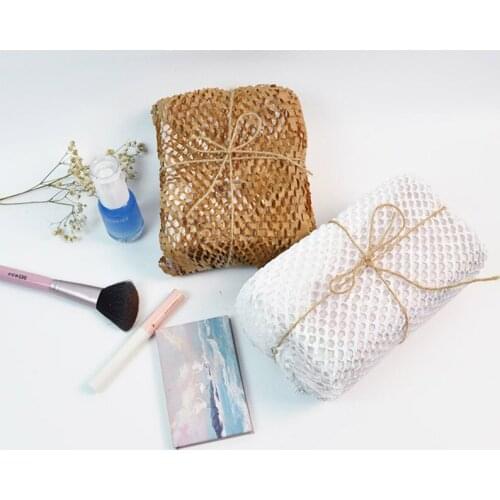 50m Gift Wrapping Paper Kraft Business Craft Flower Vintage Vellum Brown Raw Rolling Tissue For Arte Packaging Florist Supply