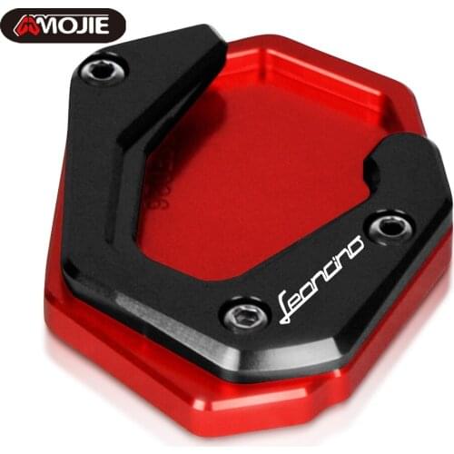 Motorcycle Kickstand Foot Side Stand Extension Pad Support Plate FOR BENELLI leoncino 250 500 BNT BJ250 BJ302 BN250 BN300 BN302