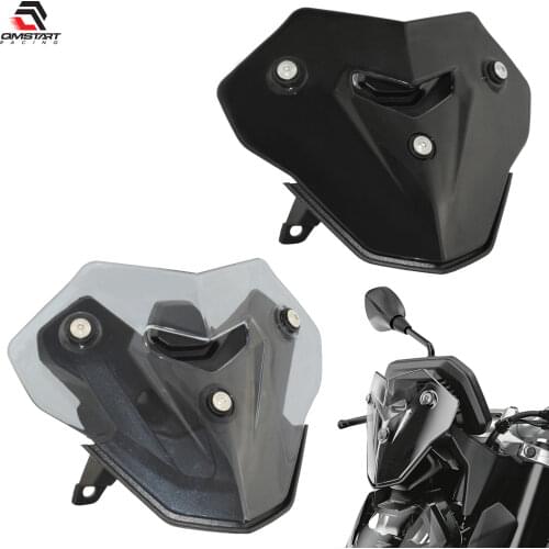 QMSTART Racing Motorcycle Windscreen Windshield Fly Screen Shield Wind Deflector For BMW F900R F 900 R 4R90 K83 2019 2020 2021