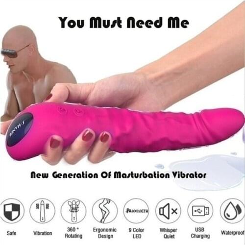 10 modes real dildo Vibrator for Women Soft Female Vagina Massager Masturbator Sex Products for Adults