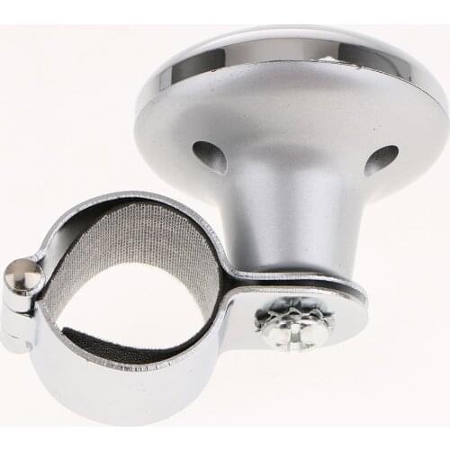 Pair Steering Wheel Spinner Power Handle Knob w/ Steel Clip Adjustable