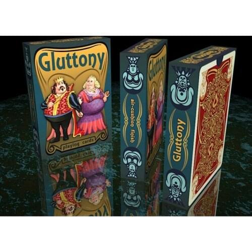 Gluttony Deck Playing Cards Poker Size USPCC Custom Limited Editon New Sealed Magic Tricks