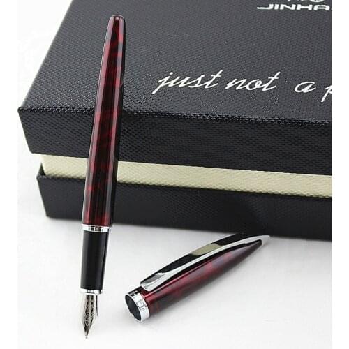 High Quality JINHAO 156 Luxury stainless steel Business office Finance fine nib Fountain Pen New