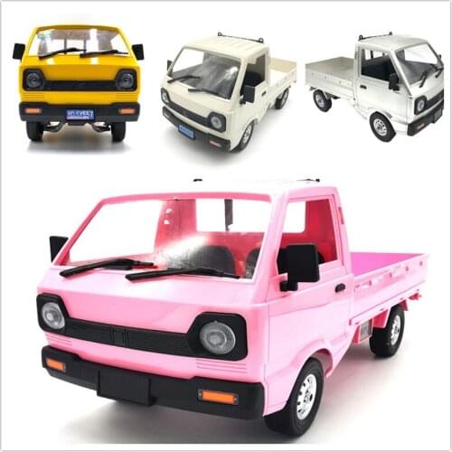 WPL D12 1/10 4WD RC Car Simulation Drift Truck Brushed 260 motor Climbing Car with LED Light On-road RC Car Toys For Boys Kids