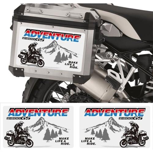 1200 GS GSA Motorcycle Decal Sticker Aluminum Travelled Box Luggage Trunk Side Case For BMW R1200GS R1200 ADV Adventure