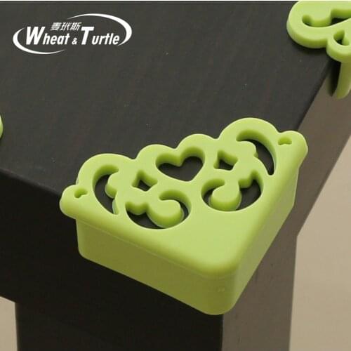 4Pcs/lot Hollow Out Flower Safety PVC Children Protection Table Corner Baby Protector Children Safety Edge & Corner Guards
