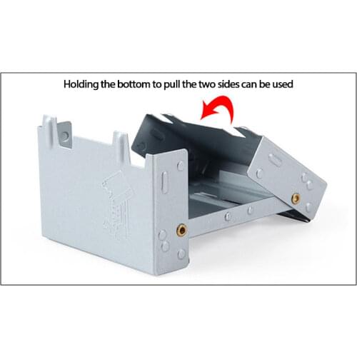Outdoor Camping Stove Refill Adapter Alcohol Stove Portable Folding Equipment Cooking Guard Foldable Multi-functional Oven