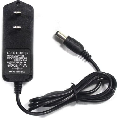 12VDC 1A 12W AC-DC Power supply adapter US plug for LCD monitor 100VAC~240VAC input