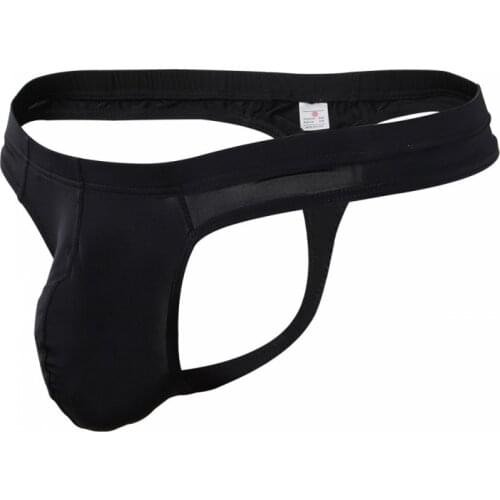 Brand Transparent ice silk Ultra-thin thong mens bikini underwear nylon Gay Underwear Sexy jockstrap g-string bikini briefs