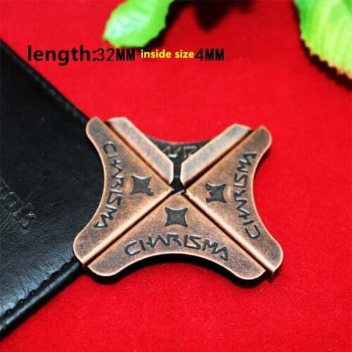 Bronze Book Scrapbooking Albums Menus Corner Protectors Metal Corners For Books,Pattern Carved,32*32*4mm,fit 4mm,4Pcs