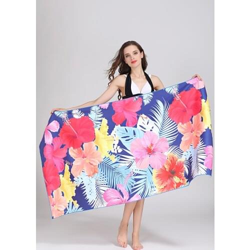 Sand Free Quick Dry Beach Towel For Adults Microfiber Large Beach Towel Swimming Outdoors Towel For Travel In The Seaside