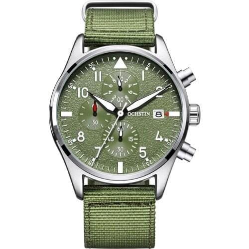 New Fashion Mens Watches OCHSTIN Top Brand Chronograph Waterproof Sport Automatic Date Quartz Watch For Men Relogio Masculinono