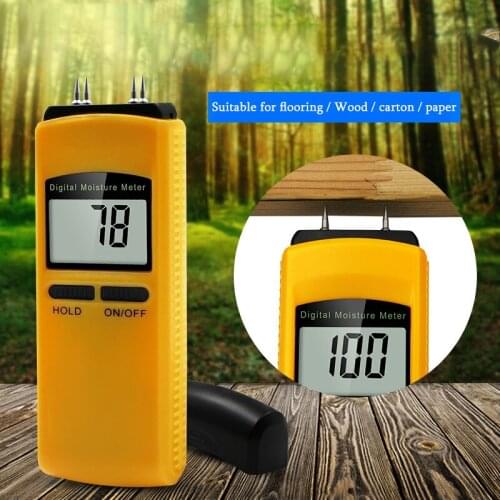 10-40% Wood Brick Wallpaper Digital Moisture Detector Caravan Damp Meter Tester Hygrometer Humidity Detector Tester