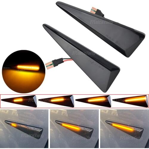 Dynamic Repeater Lamps LED Side Marker Light For Renault Megane 2 CC/Vel Satis/Wind/Avantime/Grand Scenic 2/Espace 4/Thalia