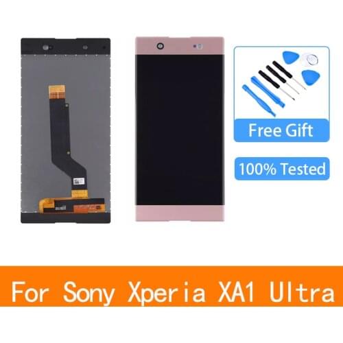 Original For Sony Xperia XA1 Ultra C7 G3221 G3212 G3223 G3226 Lcd Screen Display WIth Touch Glass Digitizer Assembly with frame
