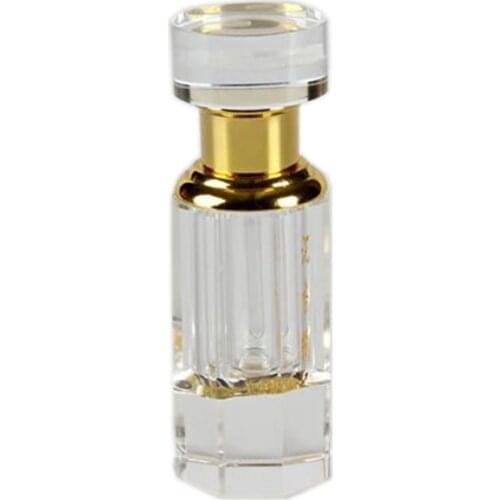 Simple Design French Crystal 3ML Clear Essential Oil Perfume Women Bottles Gifts