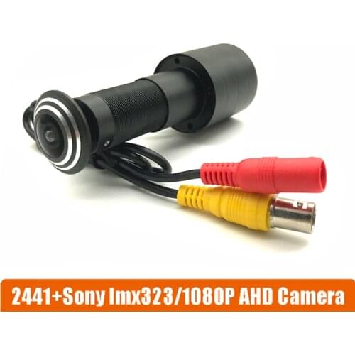 Cheap 1080P Door Eye Hole AHD Mini Home Video Peephole Camera SONY323 StarLight 0.0001 Lux 170 Degrees Surveillance Camera