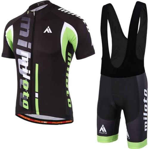 MILOTO Pro Cycling Sets Men Summer Cycling Jersey Set Road Bicycle Jerseys MTB Bicycle Wear Breathable Cycling Clothing