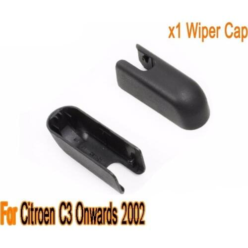 For Citroen C3 Onwards 2002 Rear Window Windshield Windscreen Wiper Arm Spindle Cover Cap 1 Plastic Cap