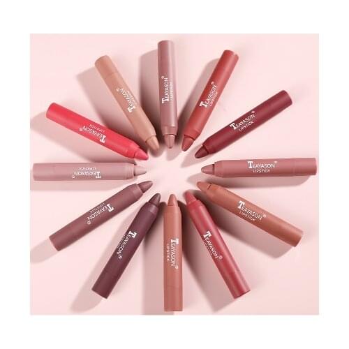 Matte Lipstick Maquillajes Para Mujer Makeup Set Make Up Lasting Lip Gloss Velvet Pigment Batom Waterproof Cosmetic TSLM1