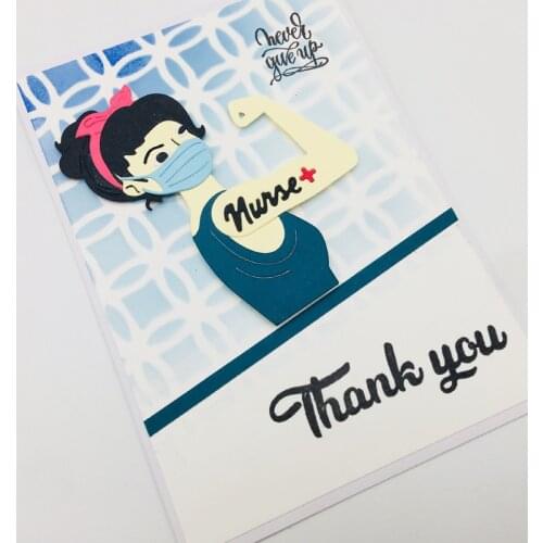 Metal Cutting die Cut Girl DIY Scrapbooking Paper Craft Handmade Card Album Punch Art Cutter Die