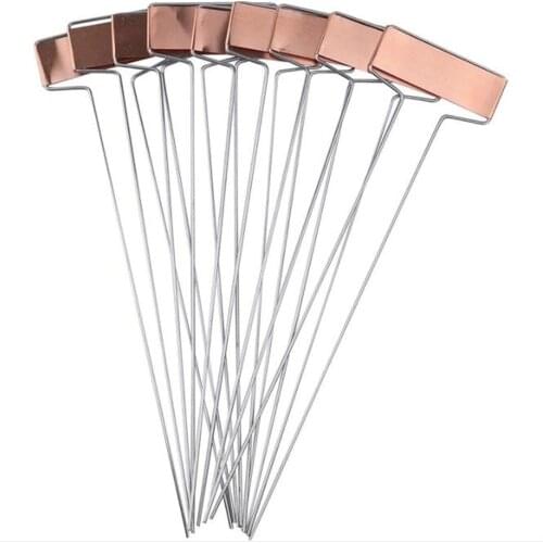 20pcs/lot Copper Metal Plant Tags Labels Rainproof 10" Weatherproof Banner Garden Markers Seedling Signs Nursery Tags