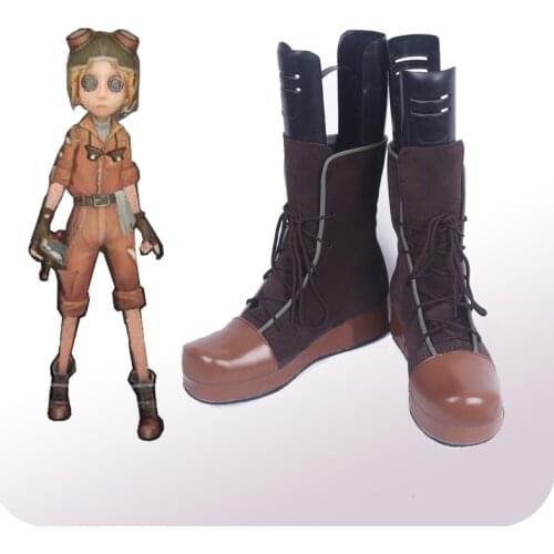 Game Identity V Cosplay Shoes Mechanic Tracy Reznik Cosplay Shoes Boots Halloween Party Cosplay Costumes Daily Leisure Shoes